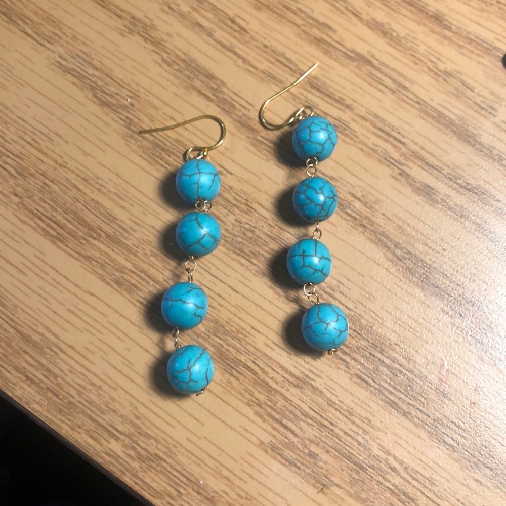 Turquoise drop earrings
